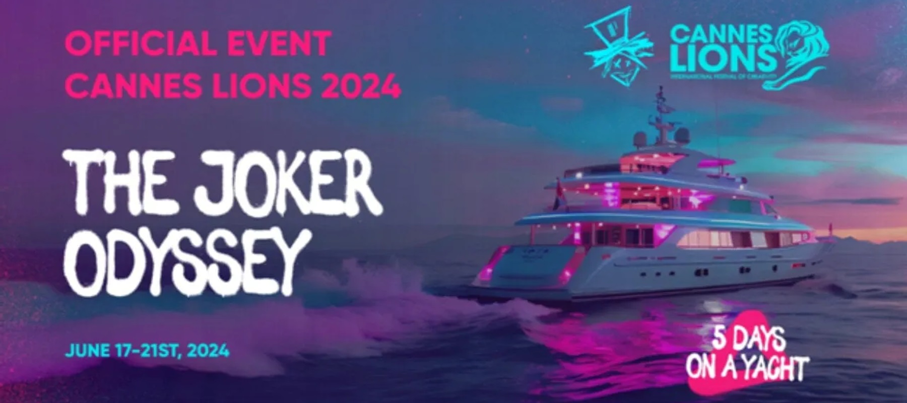 Partouche Multiverse launches The Joker Odyssey, an event dedicated to creativity at Cannes